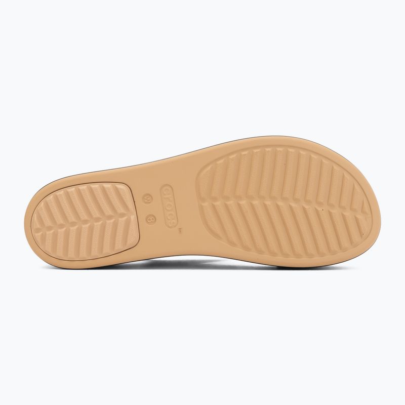 Dámske sandále  Crocs Brooklyn Matte Wrap Low Wedge black/cashew 4