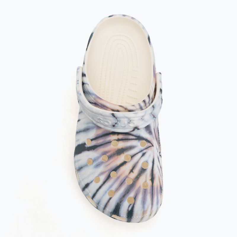 Šľapky Crocs Classic Tie Dye chalk/multi 6