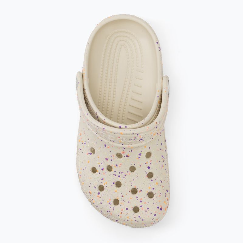 Detské šľapky Crocs Classic Glow Paint Splatter summit white/multi 6