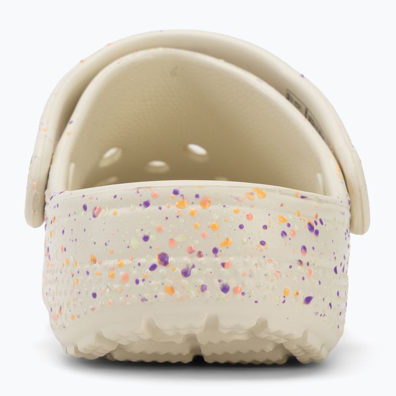 Detské šľapky Crocs Classic Glow Paint Splatter summit white/multi 7