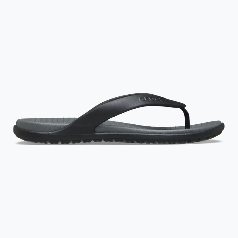 Žabky Crocs Coast Flip black/slate grey 2