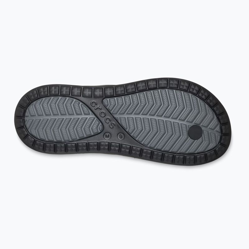 Žabky Crocs Coast Flip black/slate grey 3