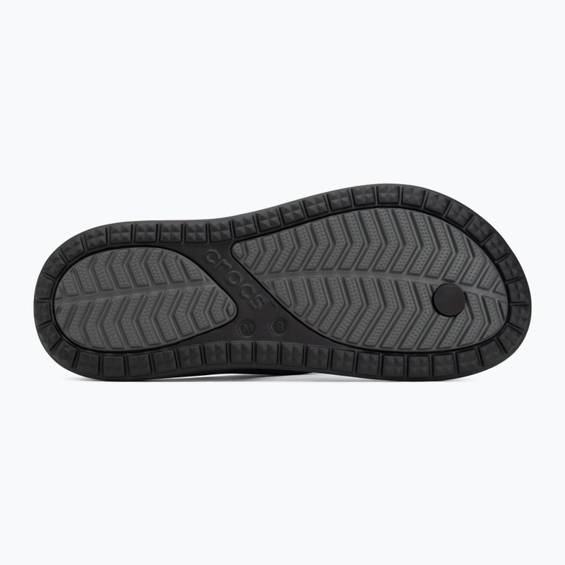 Žabky Crocs Coast Flip black/slate grey 4