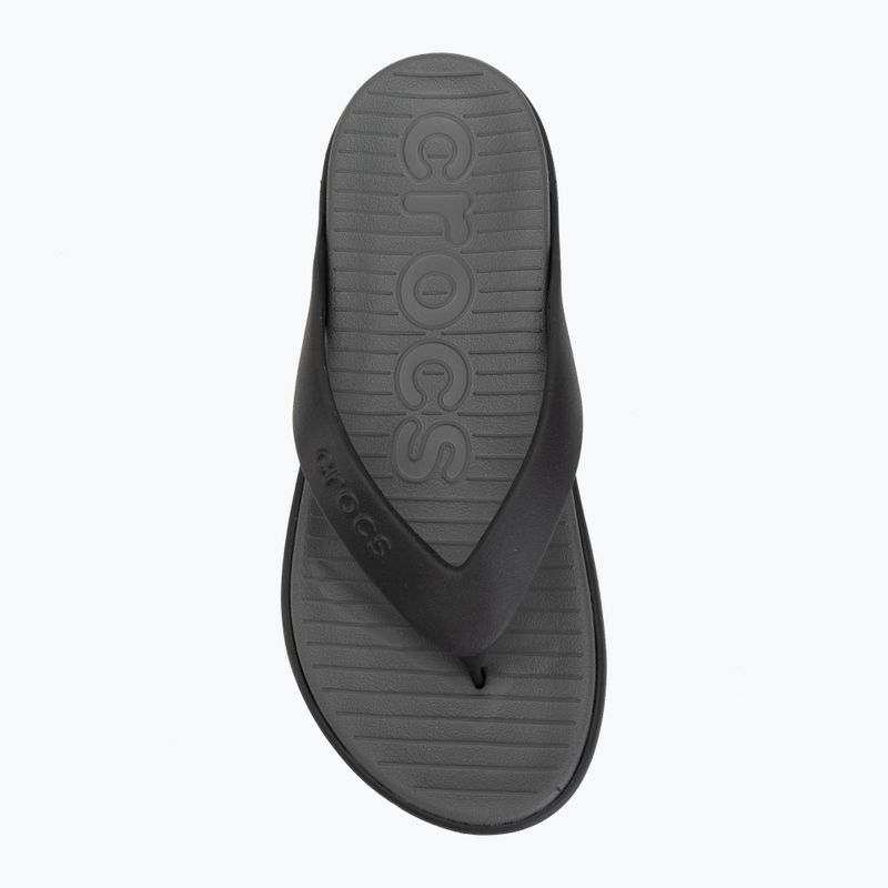 Žabky Crocs Coast Flip black/slate grey 5