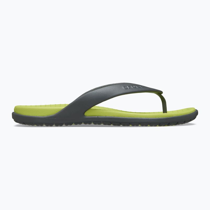 Žabky Crocs Coast Flip slate grey/citrus 9