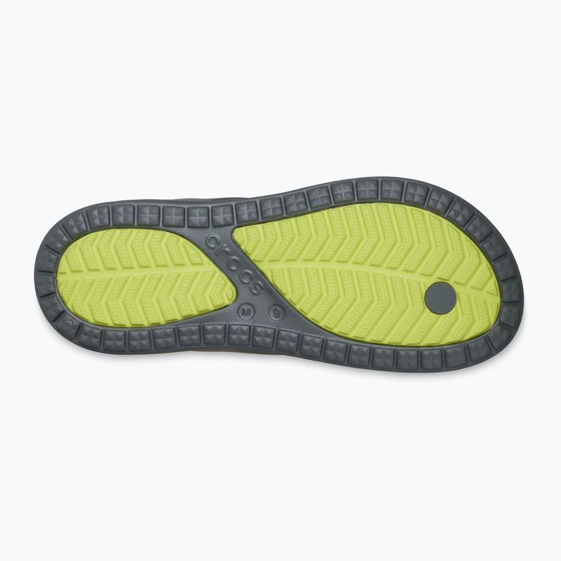 Žabky Crocs Coast Flip slate grey/citrus 10