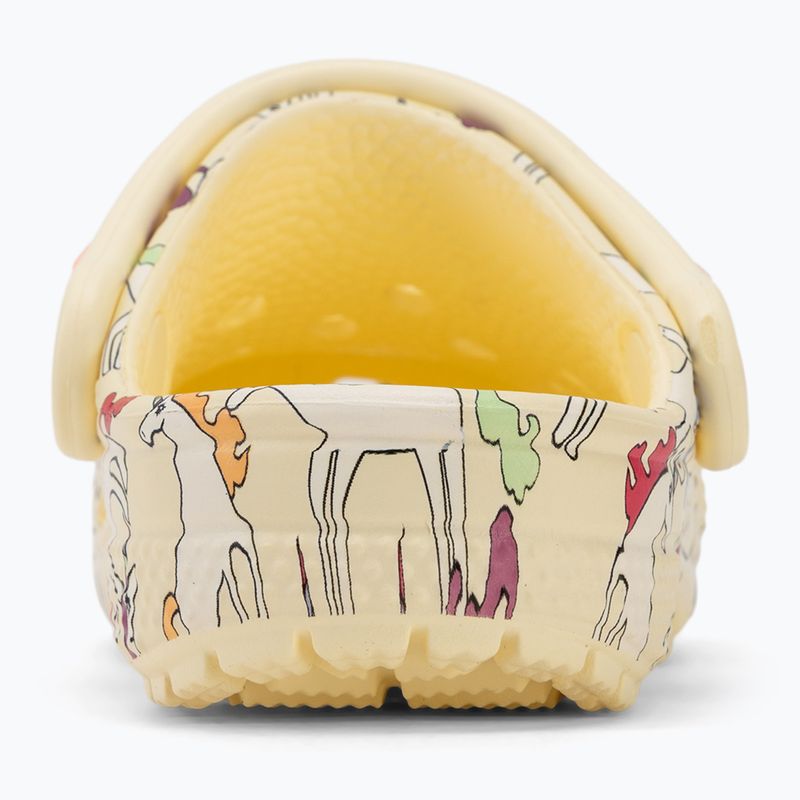 Detské šľapky Crocs Classic Unicorn Graphic yellow light 7