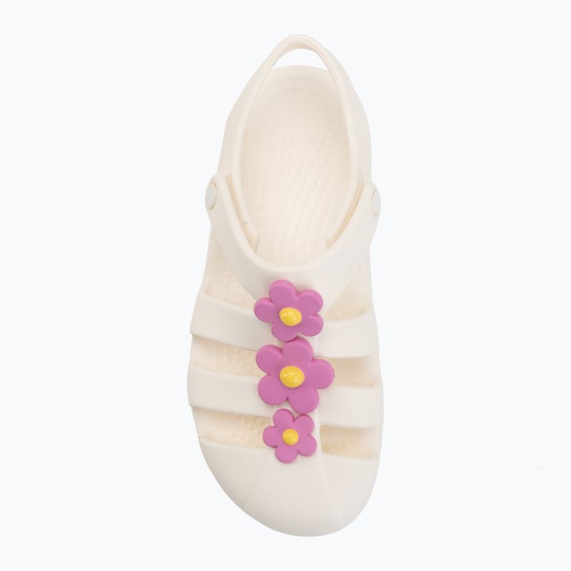 Detské sandále Crocs Classic Fisherman chalk 5