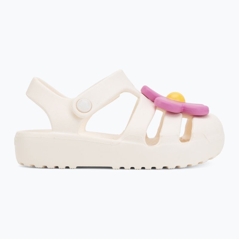 Detské sandále Crocs Classic Flower chalk 2