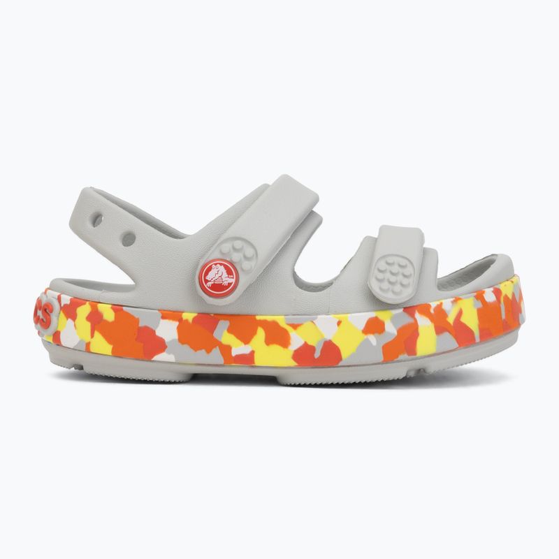 Detské sandále Crocs Crocband Cruiser Glow Confetti Band atmosphere/flame 2