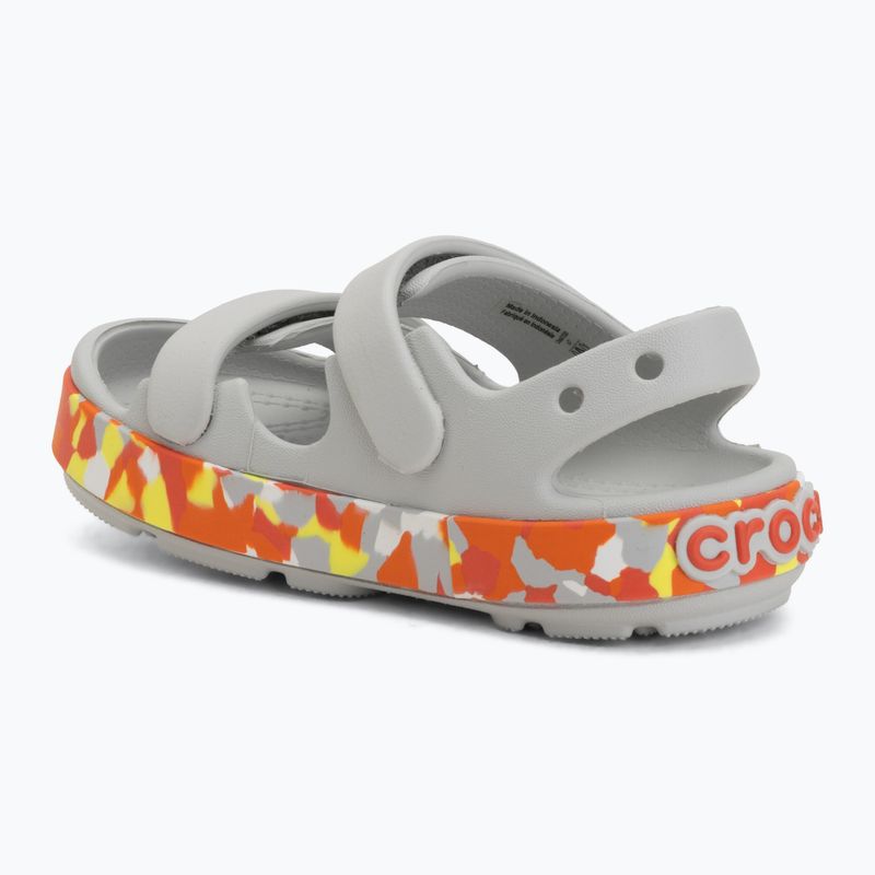Detské sandále Crocs Crocband Cruiser Glow Confetti Band atmosphere/flame 3