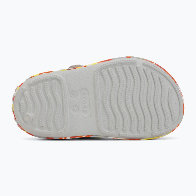 Detské sandále Crocs Crocband Cruiser Glow Confetti Band atmosphere/flame 4