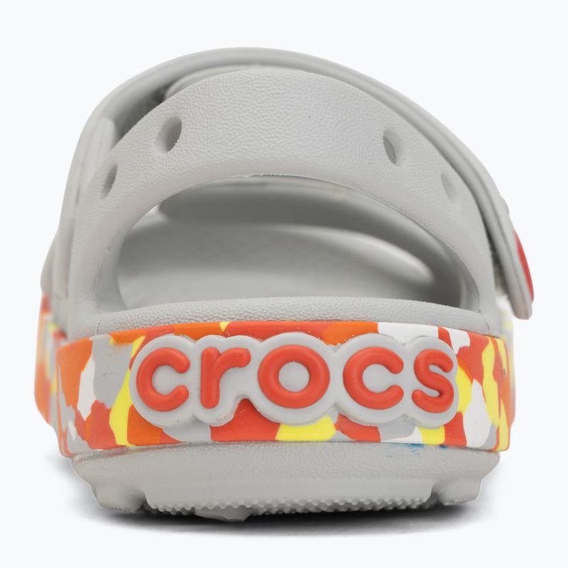 Detské sandále Crocs Crocband Cruiser Glow Confetti Band atmosphere/flame 6