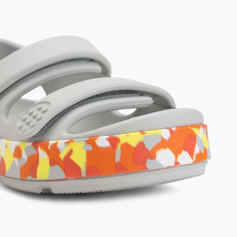 Detské sandále Crocs Crocband Cruiser Glow Confetti Band atmosphere/flame 7