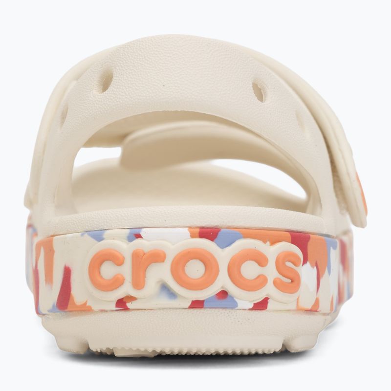 Detské sandále Crocs Crocband Cruiser Glow Confetti Band summit white/guava 6