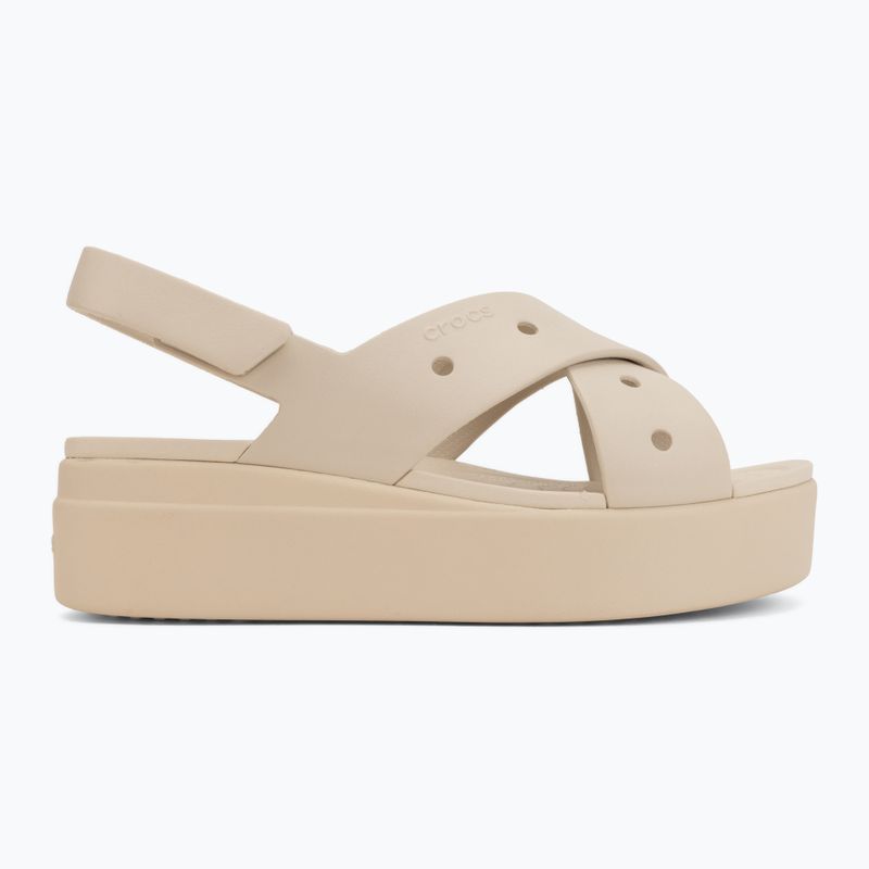 Dámske sandále Crocs Broklyn 4U Cross Strap frappe 2