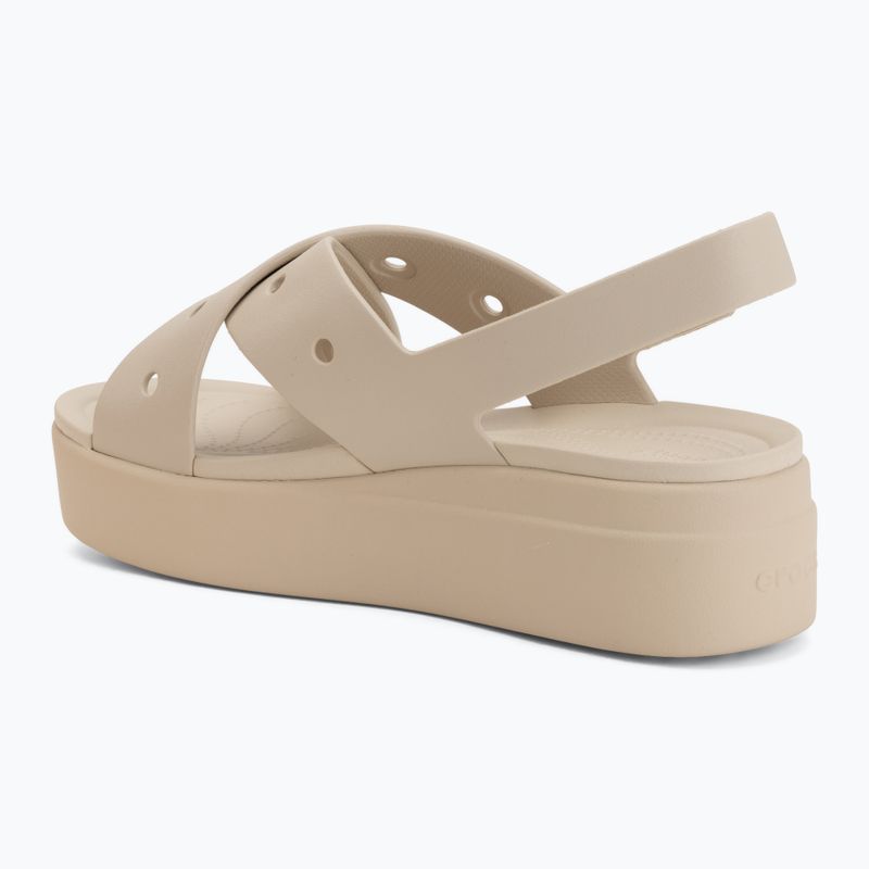 Dámske sandále Crocs Broklyn 4U Cross Strap frappe 3