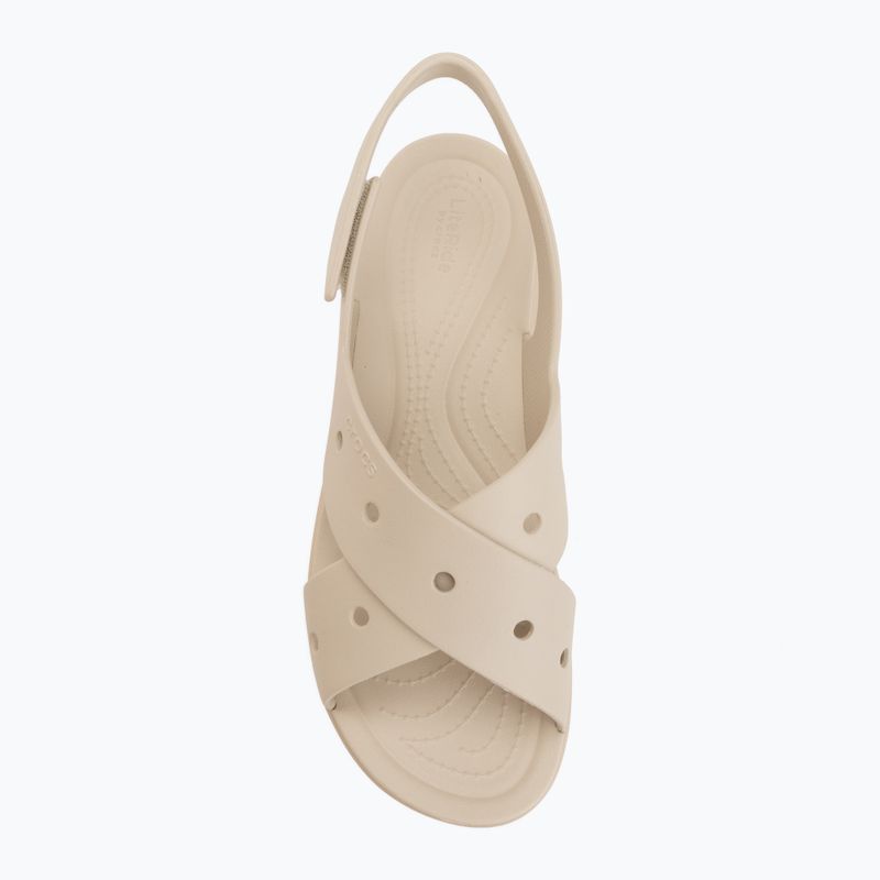 Dámske sandále Crocs Broklyn 4U Cross Strap frappe 5