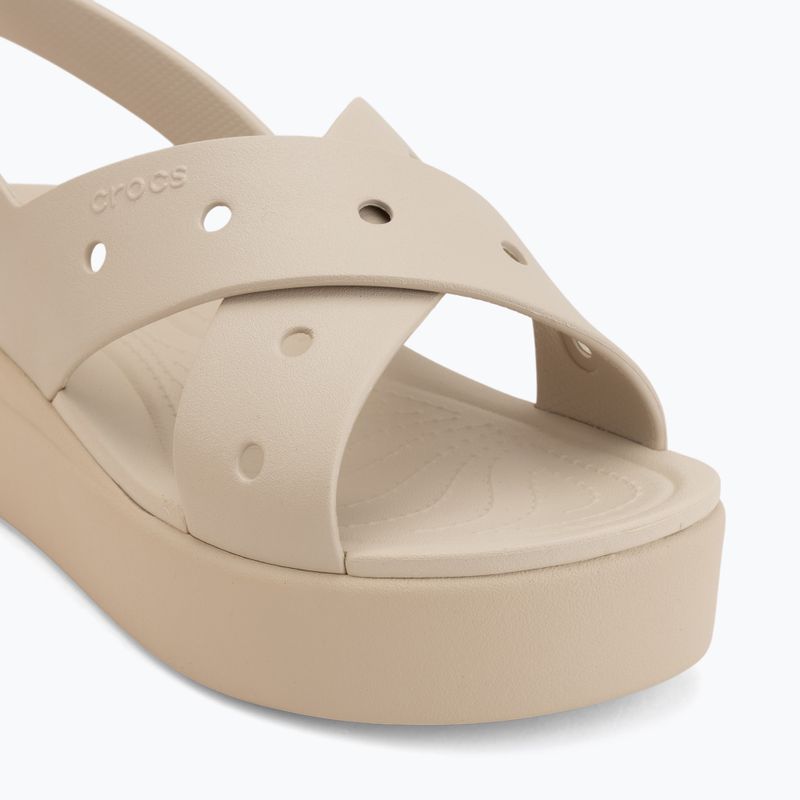 Dámske sandále Crocs Broklyn 4U Cross Strap frappe 7