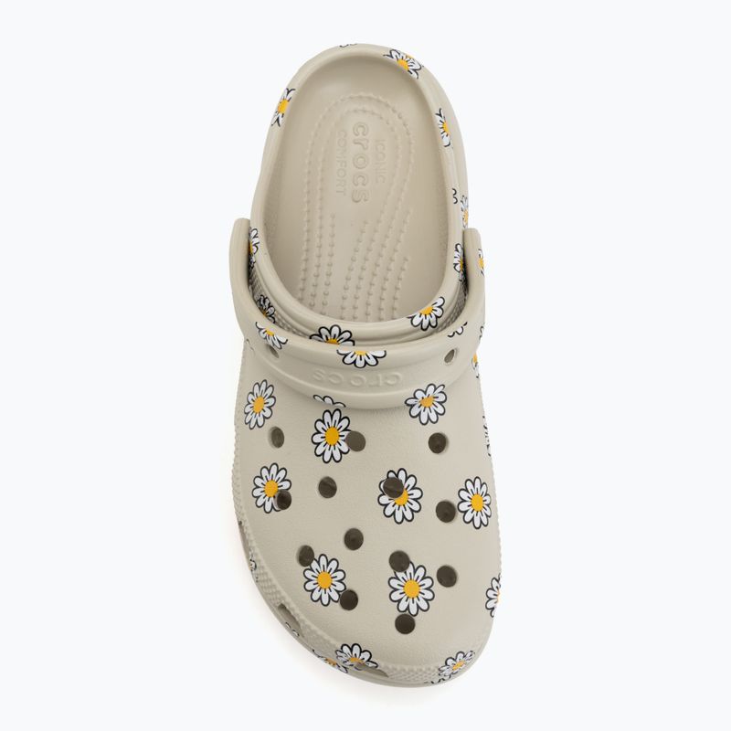 Dámske šľapky Crocs Classic Platform Floral meteor 6