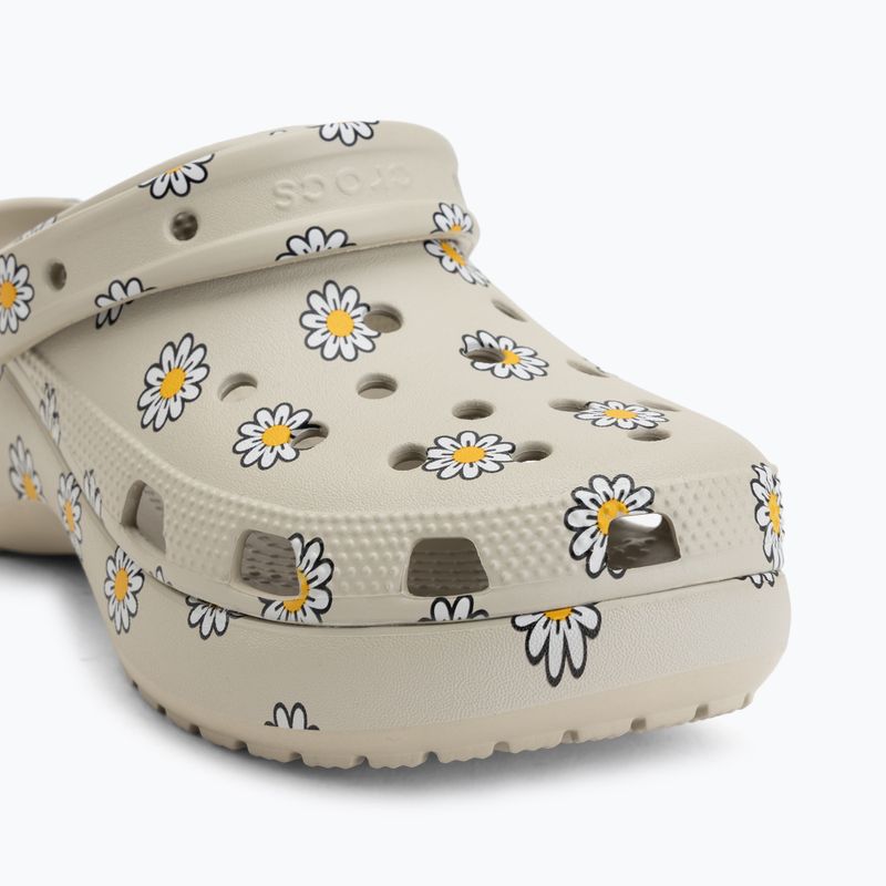 Dámske šľapky Crocs Classic Platform Floral meteor 8