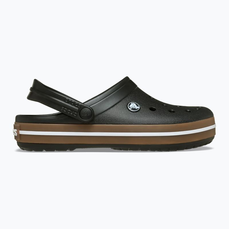 Šľapky Crocs Crocband Gum black 2