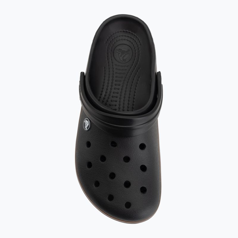 Šľapky Crocs Crocband Gum black 6