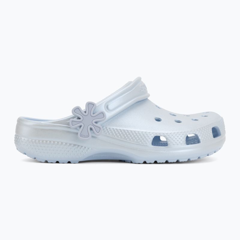 Detské šľapky Crocs Classic Pearl Shine blue frost 3