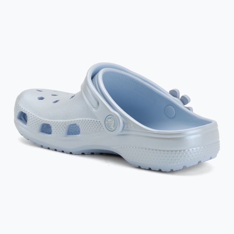 Detské šľapky Crocs Classic Pearl Shine blue frost 4