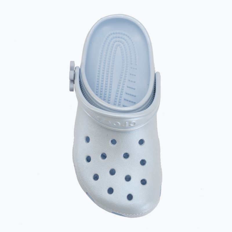 Detské šľapky Crocs Classic Pearl Shine blue frost 6