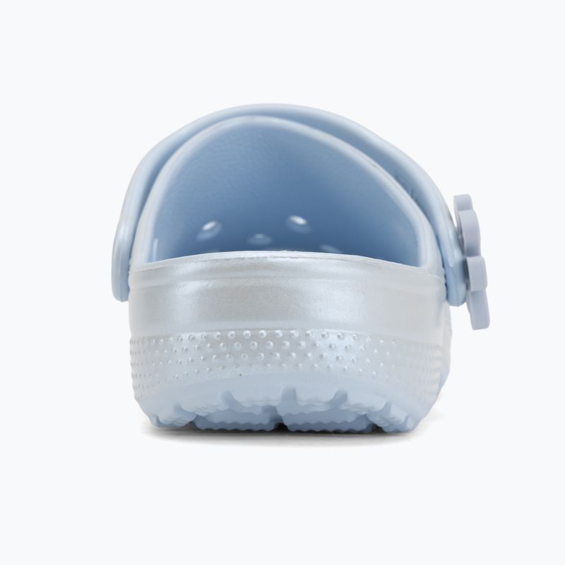 Detské šľapky Crocs Classic Pearl Shine blue frost 7