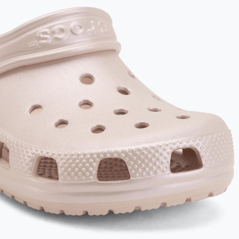 Detské šľapky Crocs Classic Pearl Shine quartz 8
