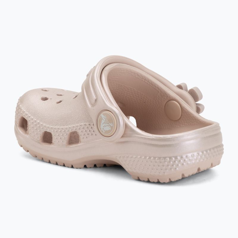 Detské šľapky Crocs Classic Pearl Shine 212815 quartz 4