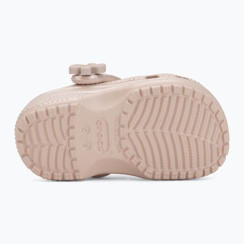 Detské šľapky Crocs Classic Pearl Shine 212815 quartz 5