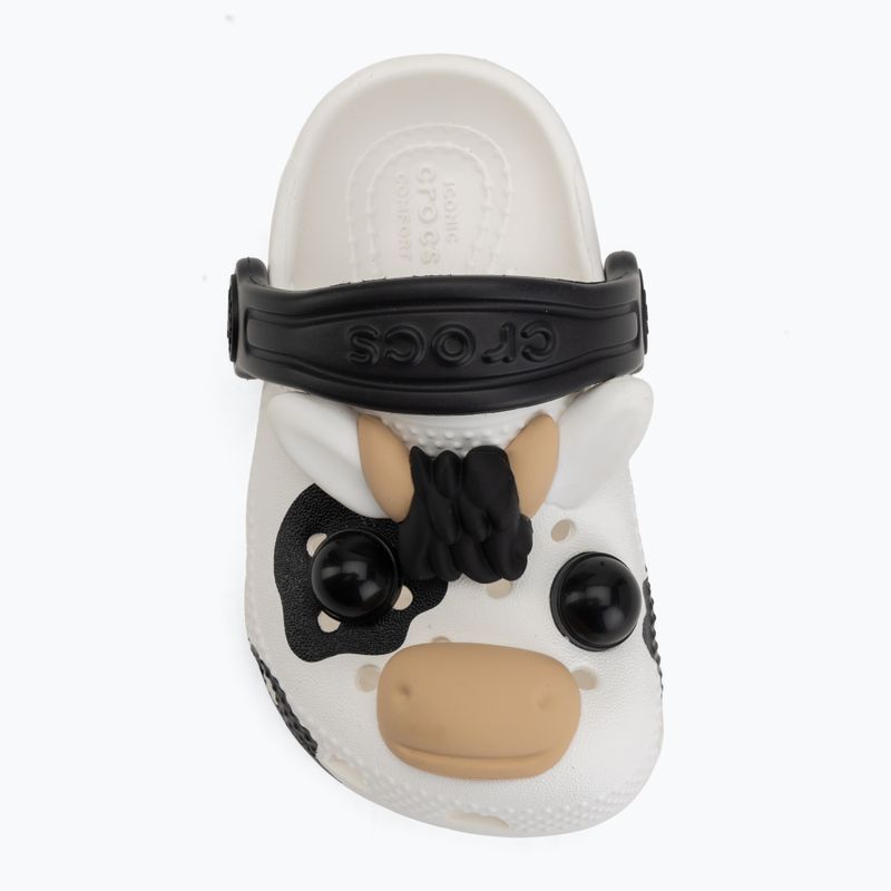 Detské šľapky Crocs Classic I Am Cow Glow 6