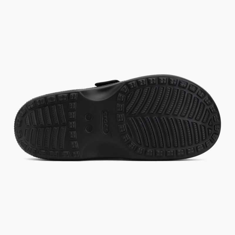 Dámske šľapky Crocs Saturday Metallic Buckle black 4
