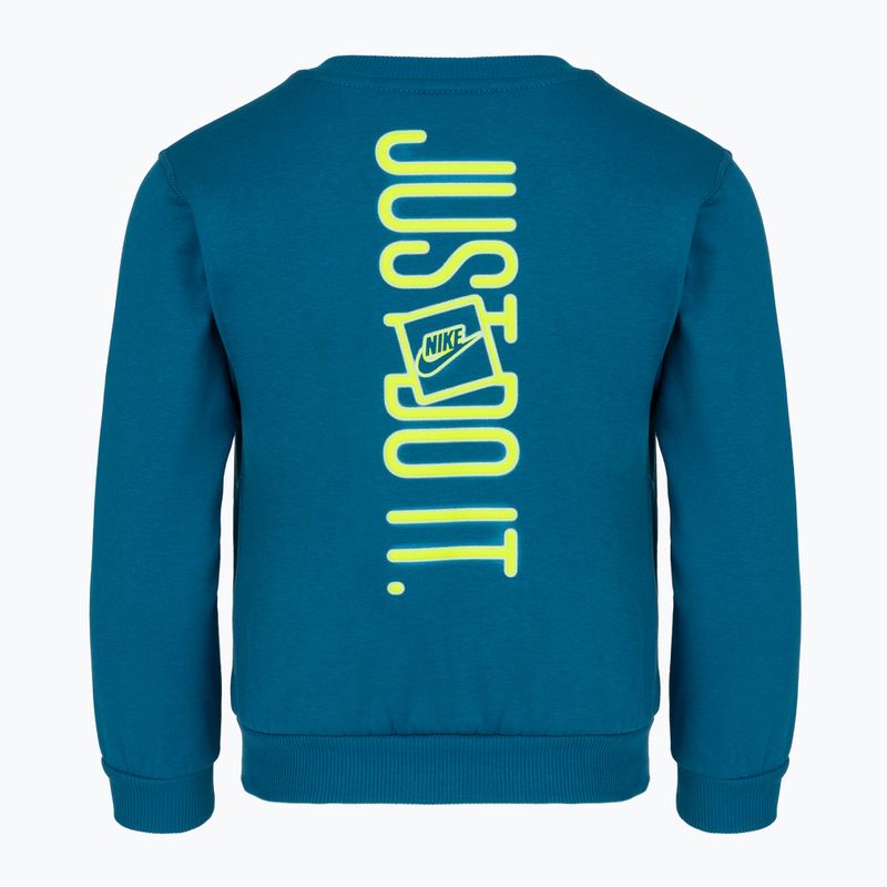 Detská tepláková súprava Nike Sportswear Get With Me Lightweight Fleece green abyss 4