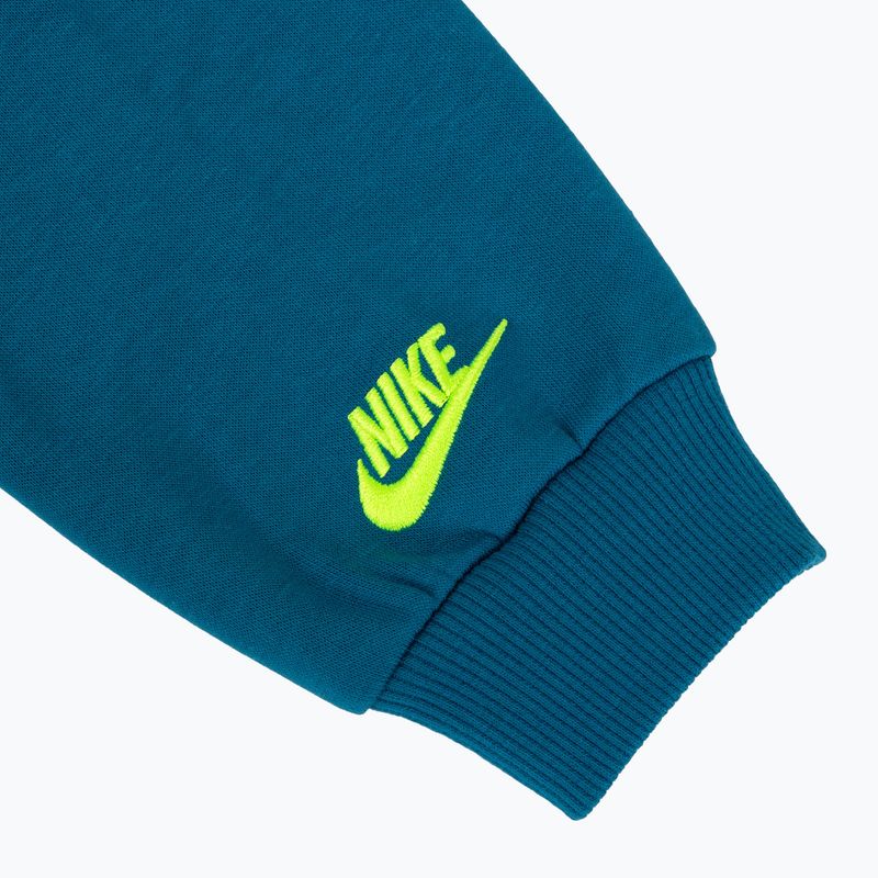 Detská tepláková súprava Nike Sportswear Get With Me Lightweight Fleece green abyss 7