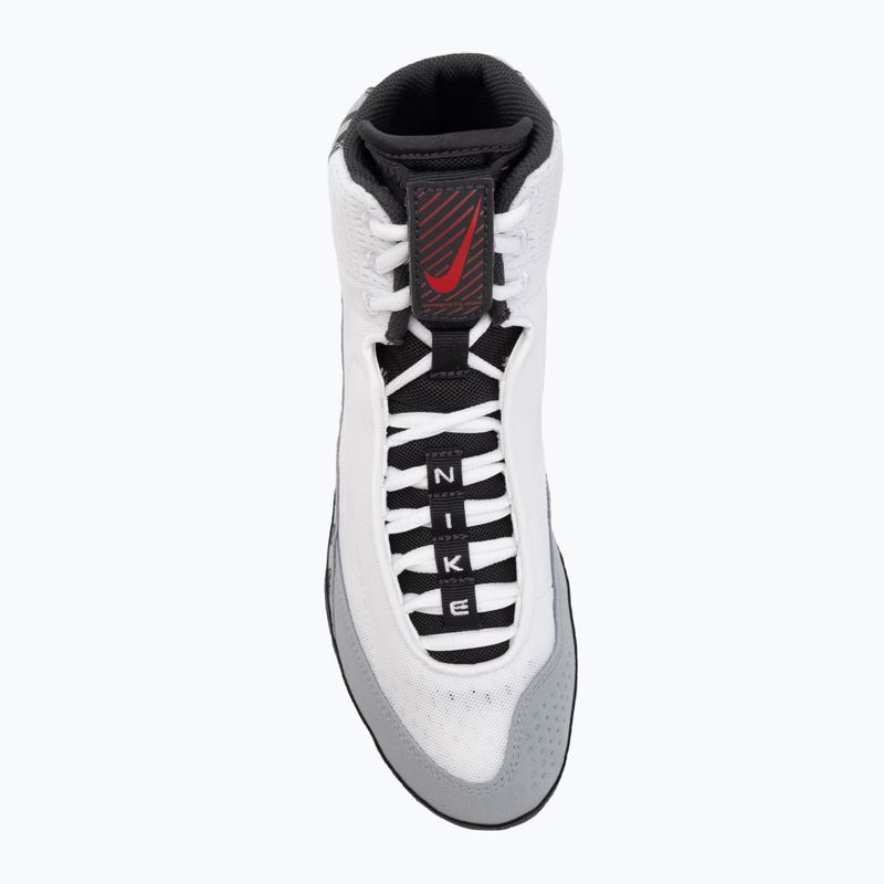Zápasnícka obuv Nike Inflict 4 SE white/university red/wolf grey/anthracite 5