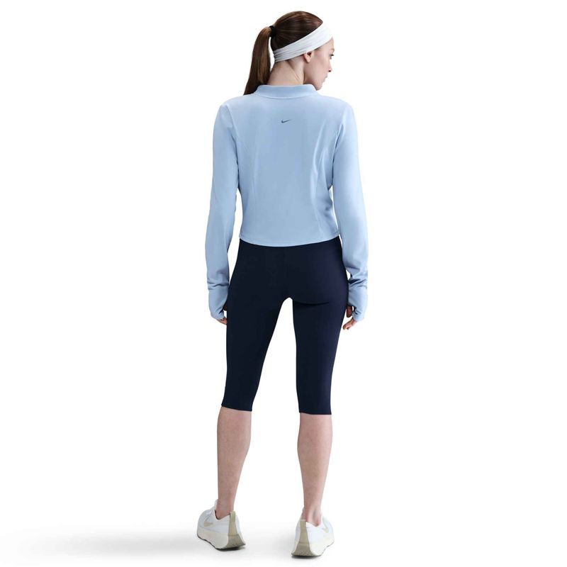 Dámske legíny Nike One High Waisted Capri midnight navy/white 3