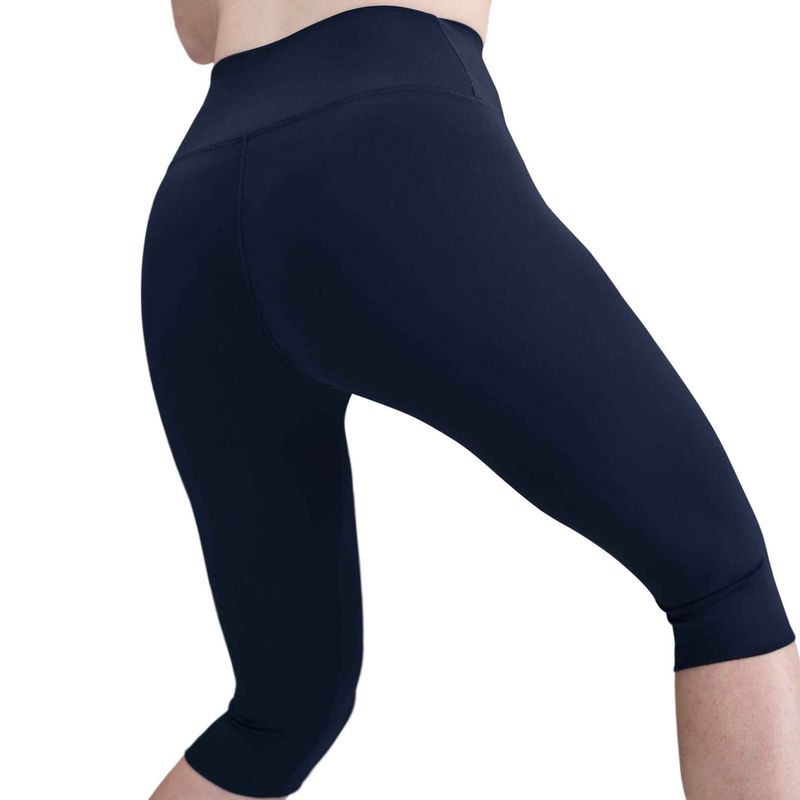 Dámske legíny Nike One High Waisted Capri midnight navy/white 5