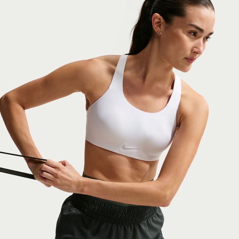 Športová podprsenka Nike Rival Ultrahigh Support white 6