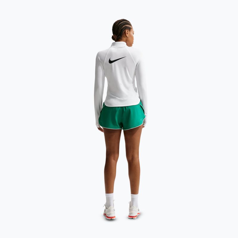 Dámske bežecké tričko s dlhým rukávom Nike Tempo Swoosh Run Dri-Fit 1/4-Zip white/black 3