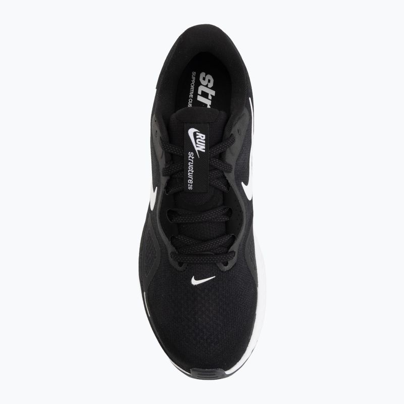 Pánske bežecké topánky Nike Structure 26 Wide black/wolf grey/metallic silver/white 5