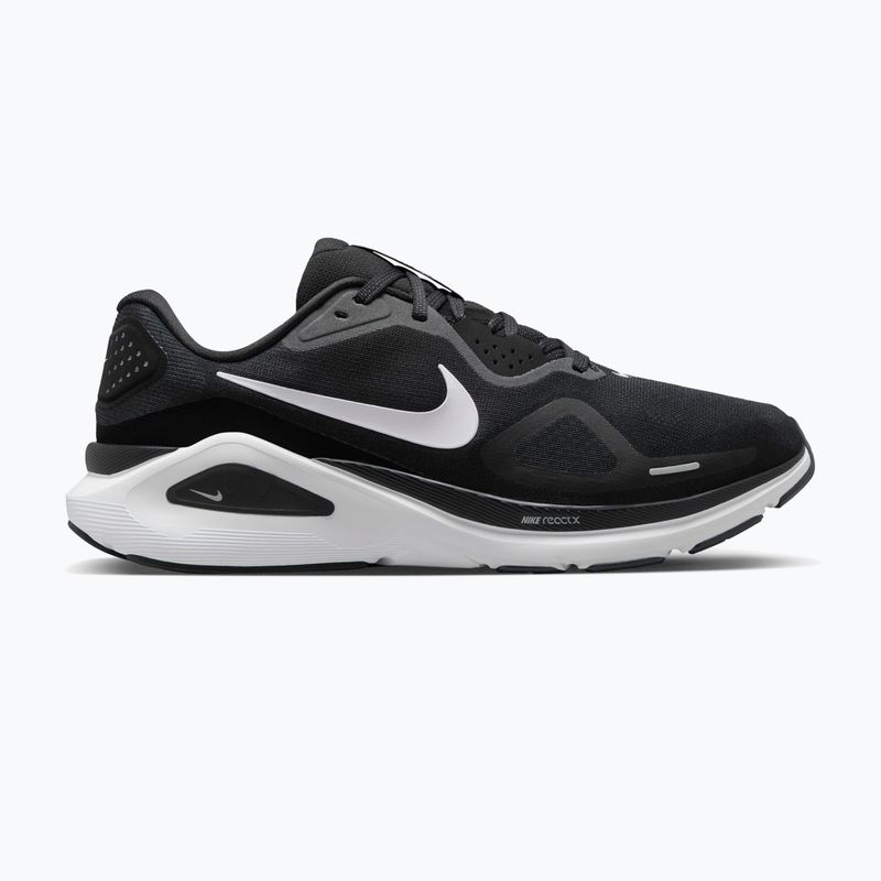 Pánske bežecké topánky Nike Structure 26 Wide black/wolf grey/metallic silver/white