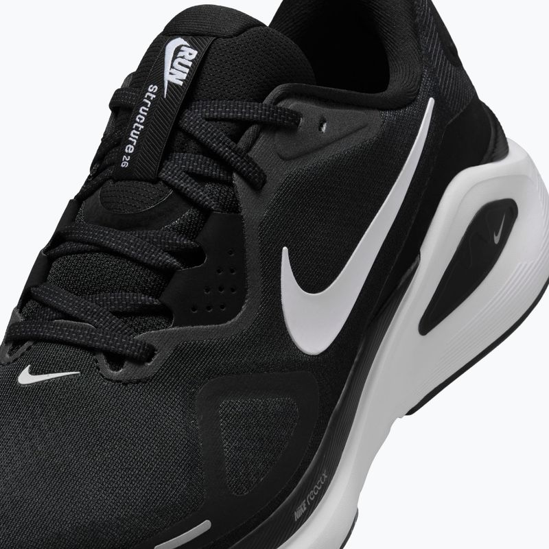 Pánske bežecké topánky Nike Structure 26 Wide black/wolf grey/metallic silver/white 5