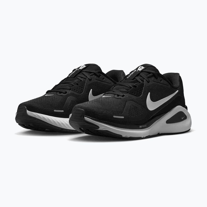 Dámske bežecké topánky Nike Structure 26 black/cool grey/metallic silver/white 10