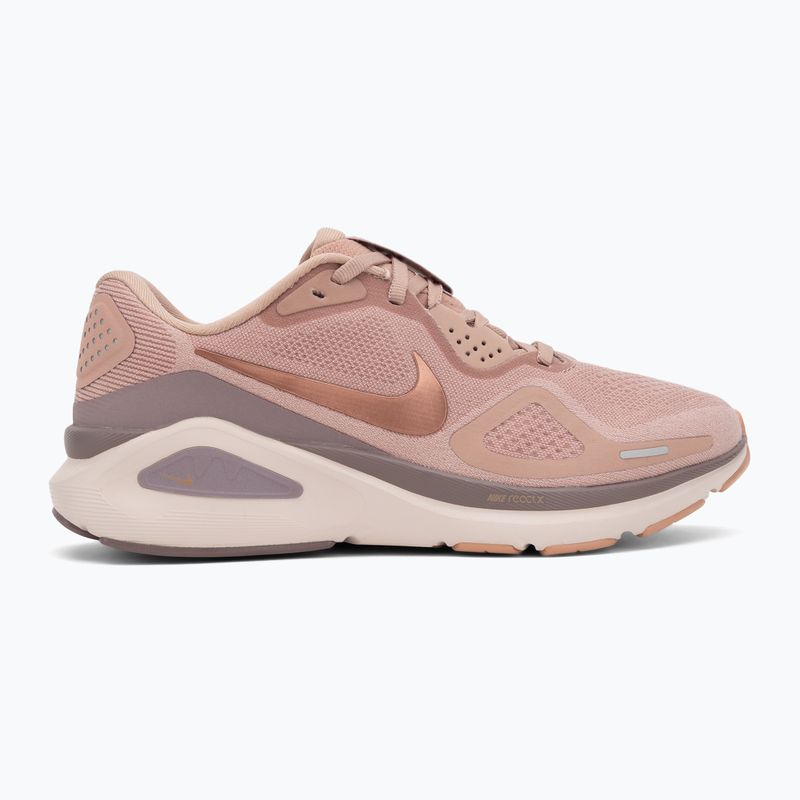 Dámske bežecké topánky Nike Structure 26 particle pink/taupe grey/silt red/metal rose gold 2