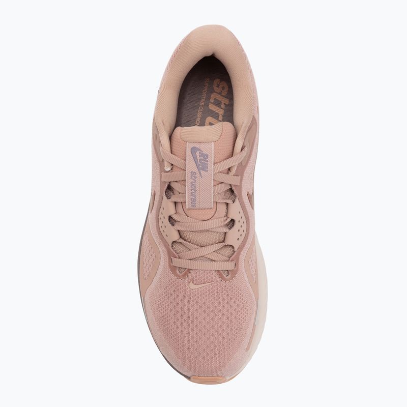 Dámske bežecké topánky Nike Structure 26 particle pink/taupe grey/silt red/metal rose gold 5
