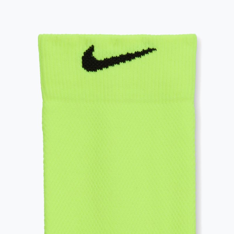 Ponožky Nike Running Midweight Crew Volt/Black/Black 4